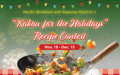 Pacific Biodiesel + HECO 2025 Rice Drive and Recipe Contest!
